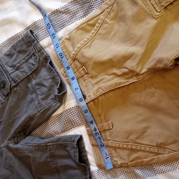 Wrangler Flex Cargo Shorts Size 6 Tan & Gray Bundle Set - Picture 6 of 7